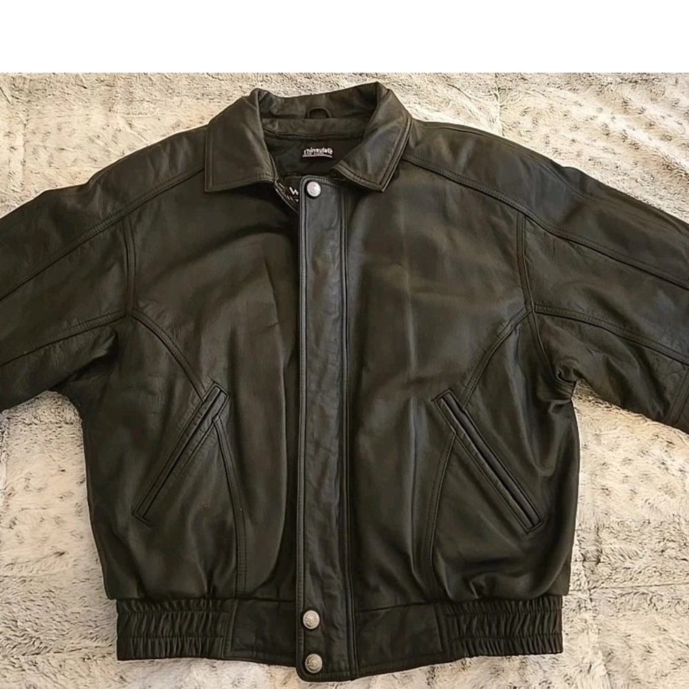 Wilson Black Leather Jacket